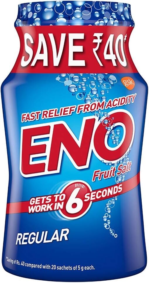 GSK Eno Regular, 100 grams  Free Shipping